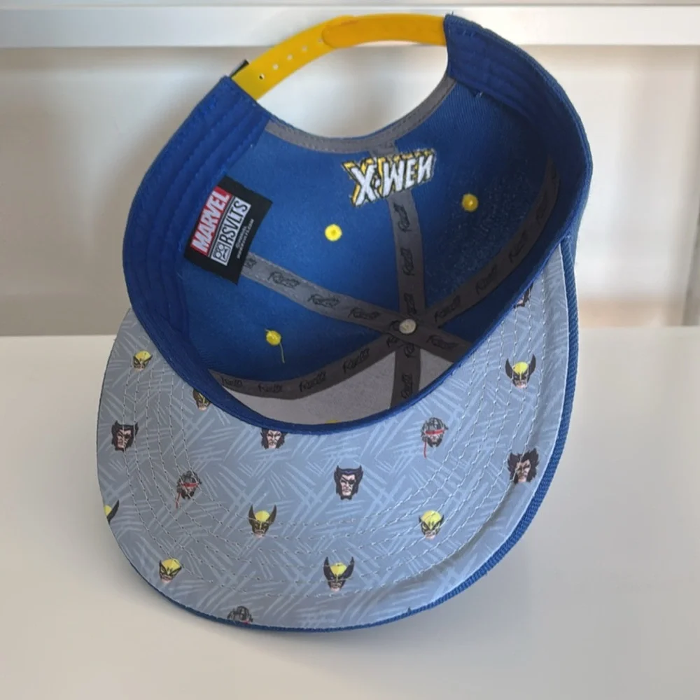 RSVLTS Blue and Yellow Snapback Hat - Picture 3 of 3